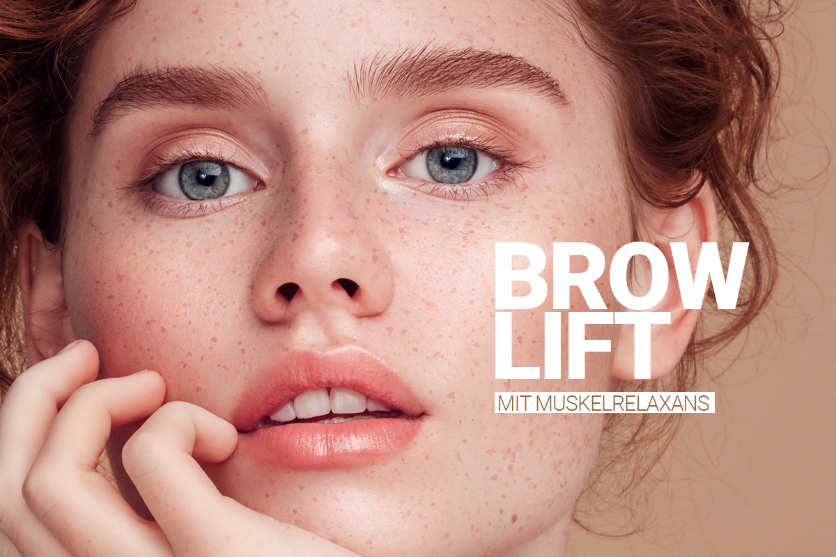 Brow Lift-Behandlung mit Muskelrelaxans bei M1 Med Beauty Austria