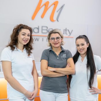 M1 Med Beauty Wien - Praxis Mitarbeiter und Dr. Plut